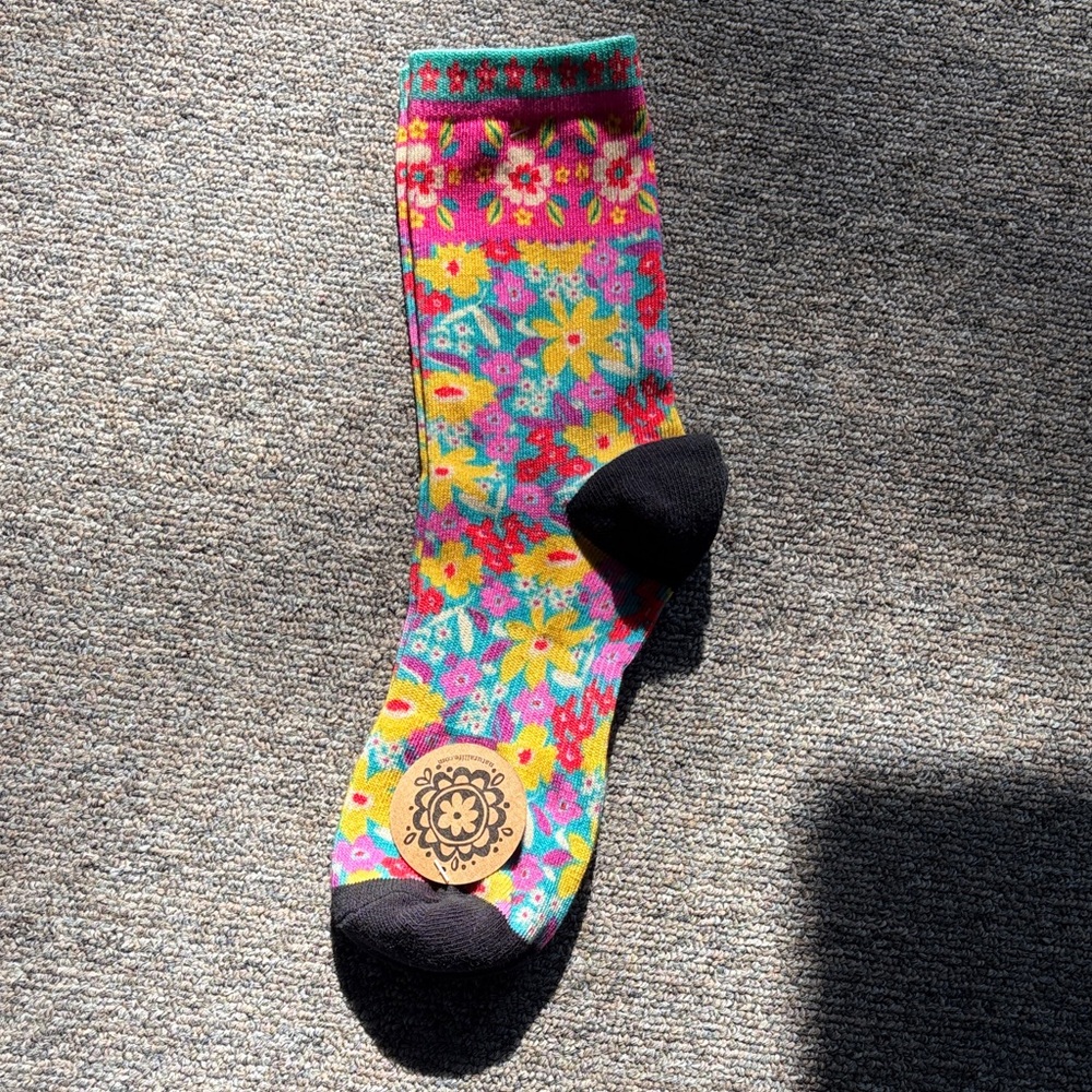 NATURAL LIFE Colorful Floral Socks